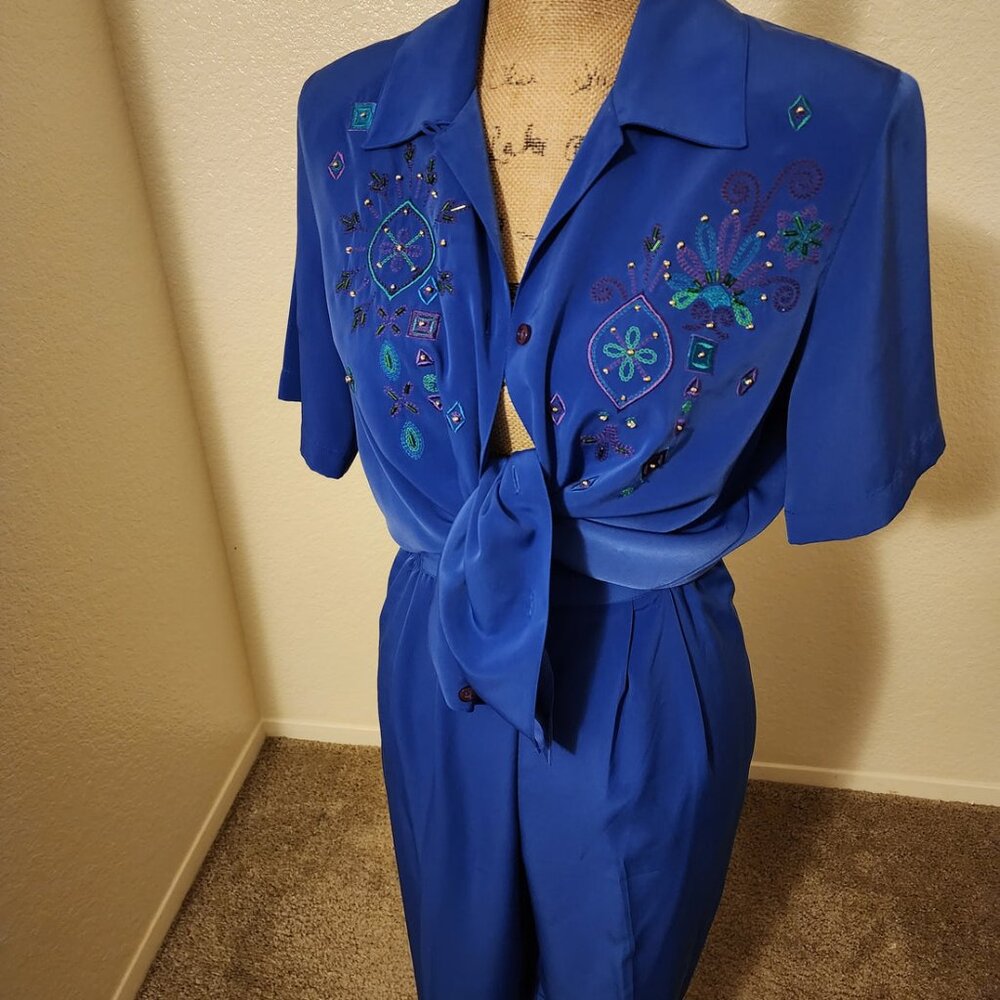 Koret blue 2pc pant set